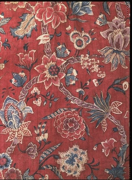 cloth made
            in India for the European market, 1750-1775