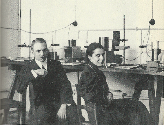 Otto Hahn and Lise Meitner in
          1909
