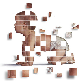 baby puzzle pieces