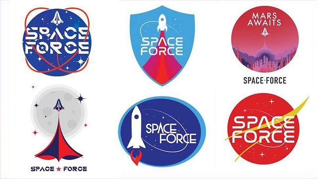 proposed space force logos
