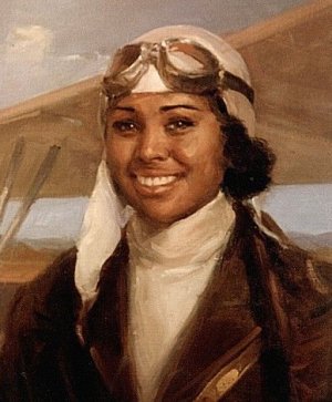 painting of Bessie Coleman