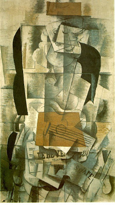 Braque Woman with a Guitar (1913)