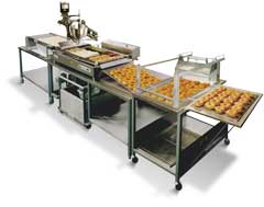 machine for producing doughnuts
