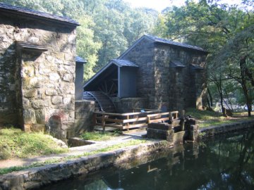 Water mill at Hagley museum
