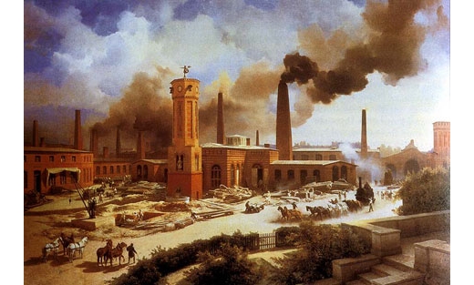 coal powered factory