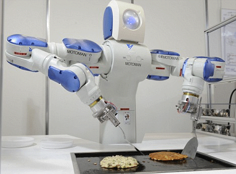robot fast food worker