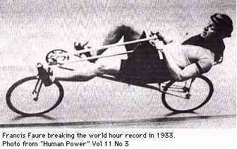 racing recumbent
            bicycle