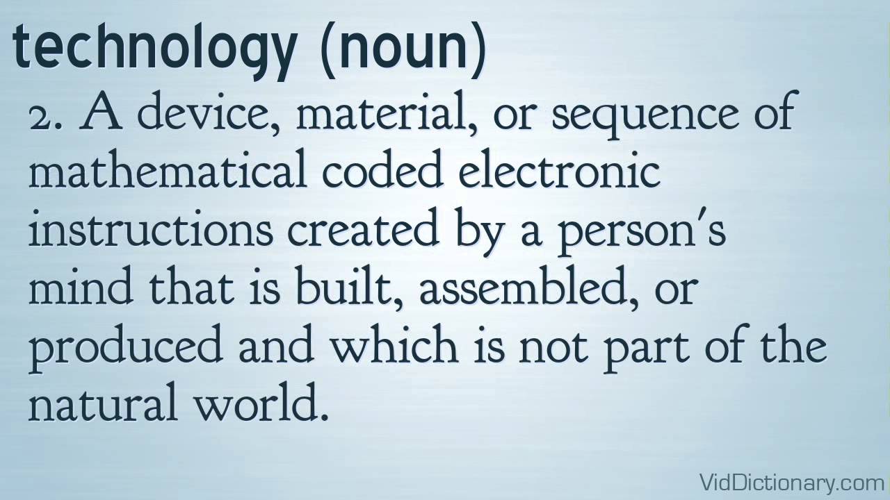 definition of technology
