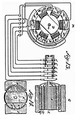 diagram of Tesla's motor