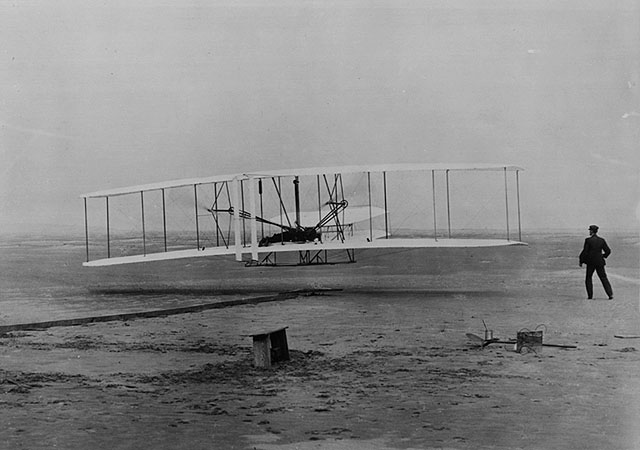photo of Wright flyer