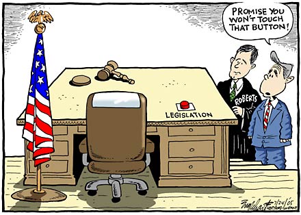cartoon
              about supreme court