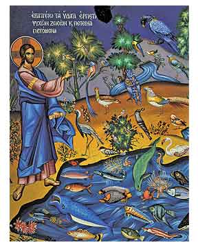 icon showing the creation of the animals