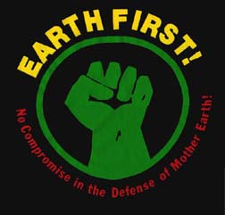 Earth First
              symbol--green fist