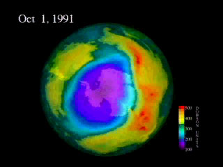 hole in the ozone layer