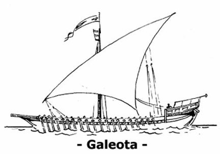 ship with one lanteen sail