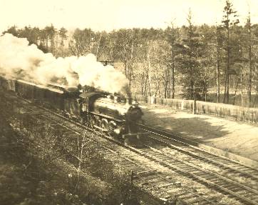The railroad that passed Walden Pond