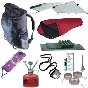 ultralight backpacking equipment