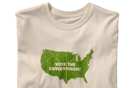 vote the
                  environment t shirt