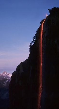 firefall at
                Yosemite