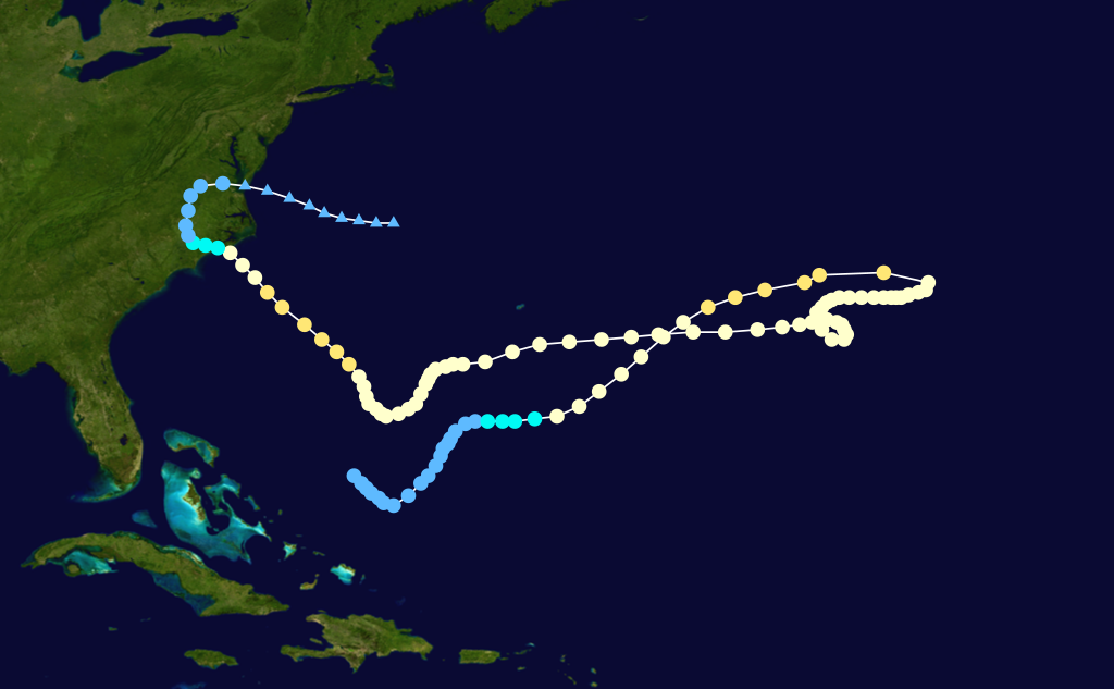 track of hurricane
                  ginger