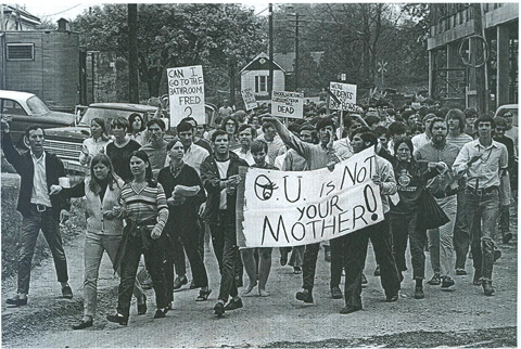 1969
              demonstration at Ohio University