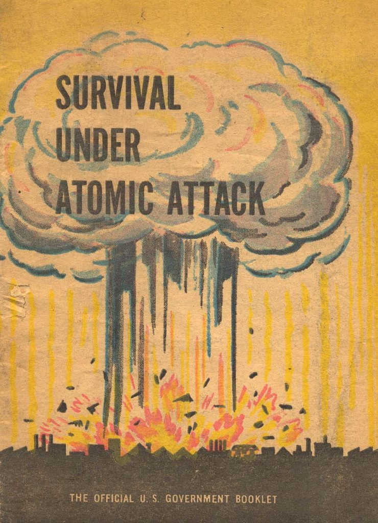 cover of
          booklet on surviving a nuclear attack