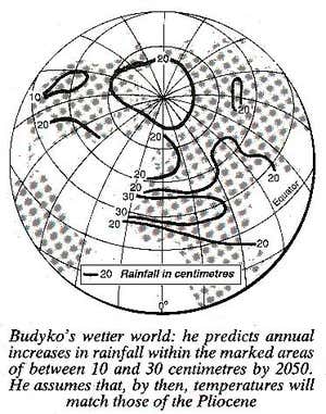 Budyko's model of a much wetter
              world