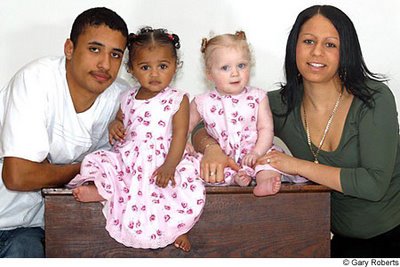twins with the same (both
              mixed race) parents