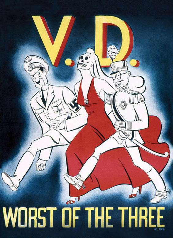 Anti VD poster from WWII