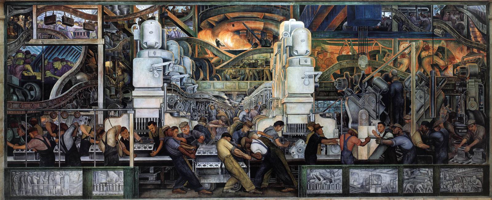 Rivera's mural of Ford's factory