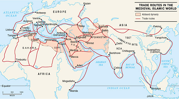 Medieval trade routes