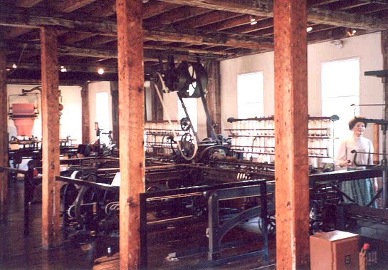 factory floor slater mill museum