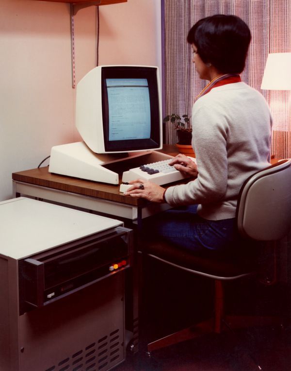 marketing photo for Xerox Alto