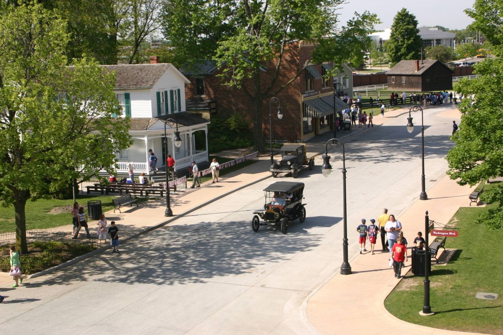 main street at
          Greenfield Village