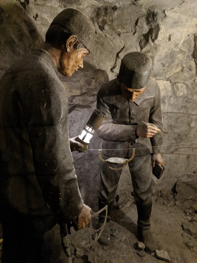 life size mine exhibit at the
          Deutches Museum (PEM photo)