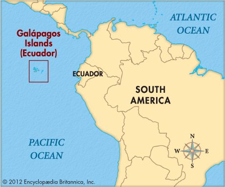 location of Galapagos islands